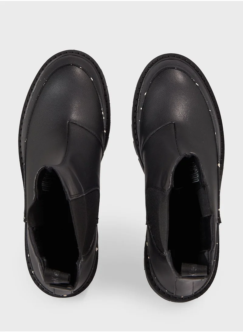 Calvin Klein Jeans Combat Chelsea Ankle Boots
