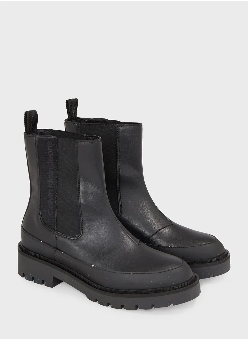 Calvin Klein Jeans Combat Chelsea Ankle Boots
