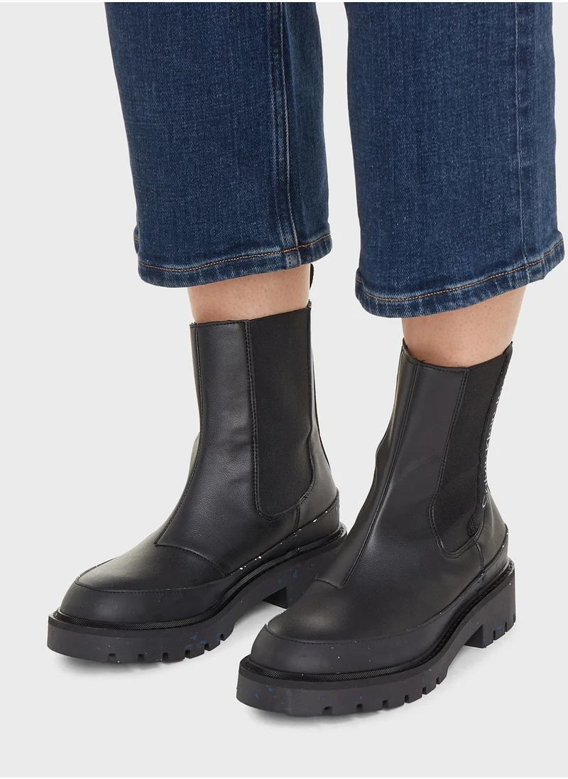 Calvin Klein Jeans Combat Chelsea Ankle Boots