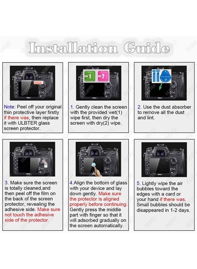 Screen Protector for DJI Mini 3 Pro (DJI RC) Monitor Remote Controller, ULBTER Tempered Glass 0.3mm 9H Hardness Accessory Anti-Scrach Anti-Bubble [3 Pack]
