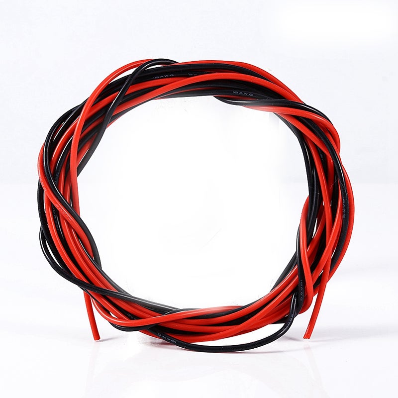 أسلاك إلكترونية سيليكونية نحاسية منحنية مرنة مقاس 18AWG جديدة بطول 5 متر - Image 5