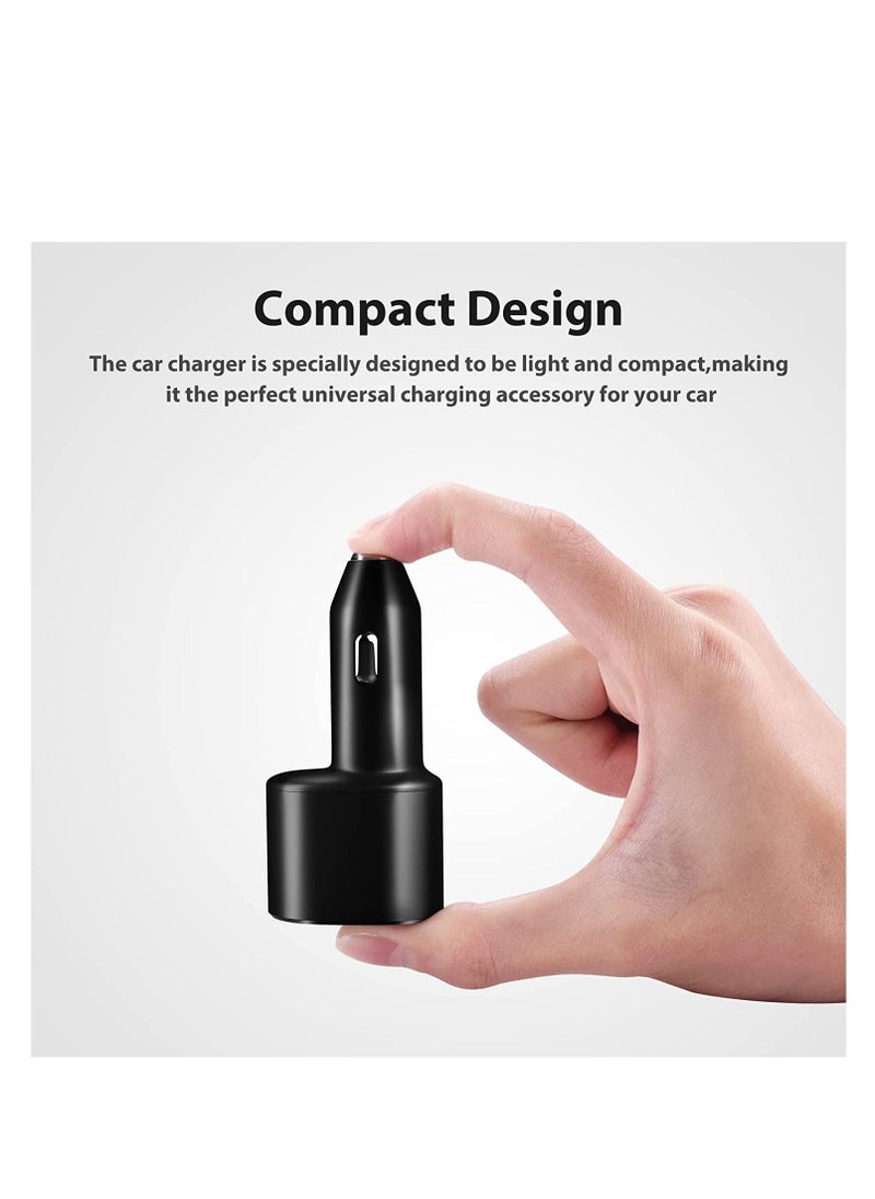 Generic - 60w Car Charger Super Fast Charging 2.0 Dual-Port (45W+15W) with USB C to C Cable fo Samsung Galaxy S23,S22,S21/S21 Ultra/ S21 Plus 5G,Note 10/10+ 5G Z Fold 4 5G, S20/Note 20 - Image 1