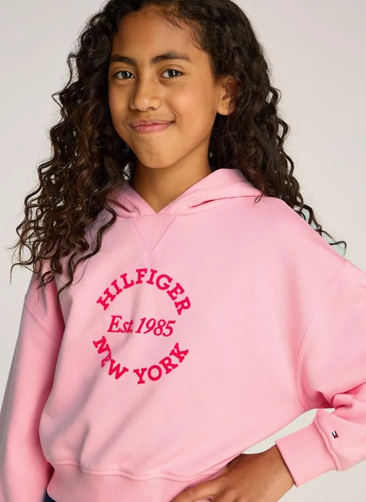 TOMMY HILFIGER Youth New York Detail Logo Hoodie