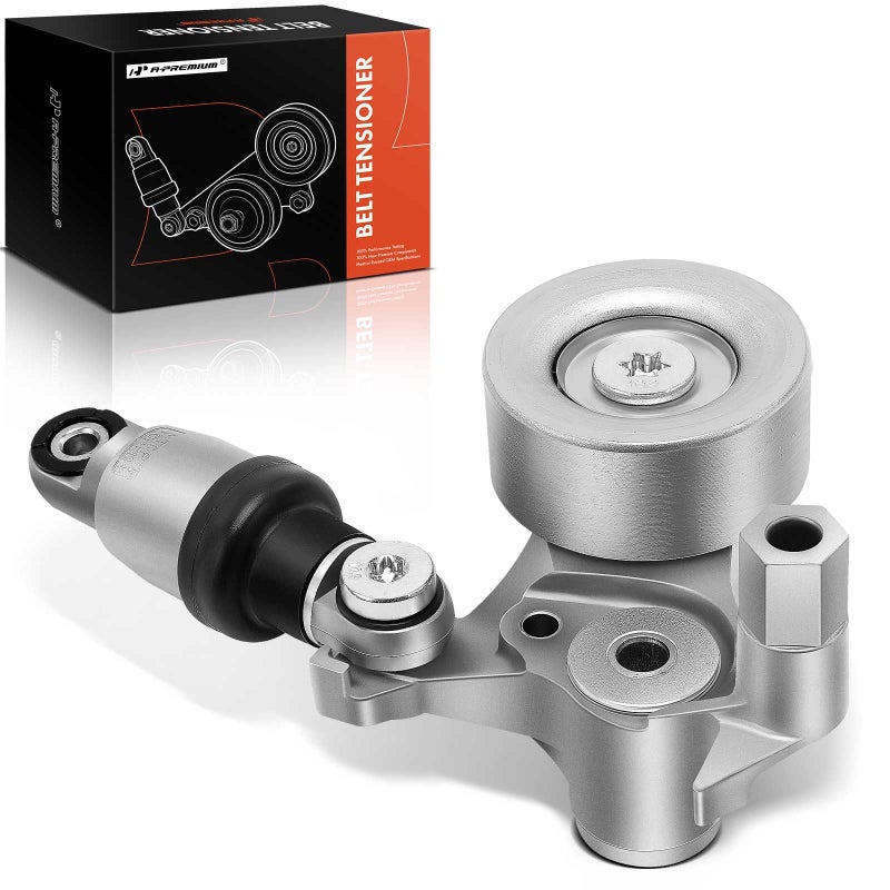A-Premium Belt Tensioner Assembly with Pulley Compatible with Honda Accord 2018-2019, Civic 2016-2018, CR-V 2017-2018, 1.5L, Replace# 3117059B015 - Image 1