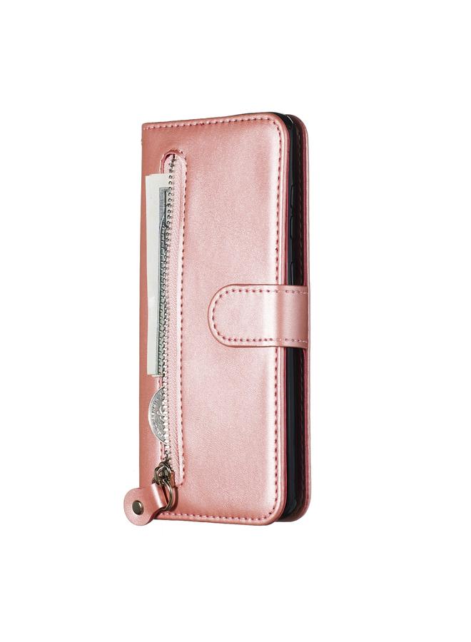 Zaboon Case For Galaxy S20 Fashion Calf Texture Zipper Horizontal Flip Leather Case with Stand & Card Slots & Wallet Function - Image 4