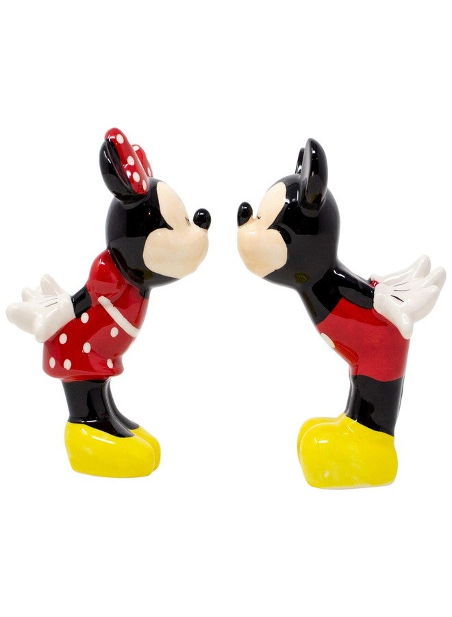 Jerry Leigh Mickey Mouse 802341 Disney Mickey & Minnie Kissing Salt & Pepper Shakers - Image 1