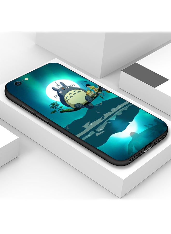 Generic - Protective Shockproof Case Cover For Apple iPhone SE 2020 Totoro anime cat moon night Drawing - Image 1