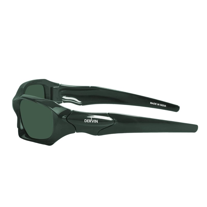 Dervin UV Protected Polarized Sports Sunglasses for Men & Women Driving Cycling Fishing Cricket Sunglasses - Image 3