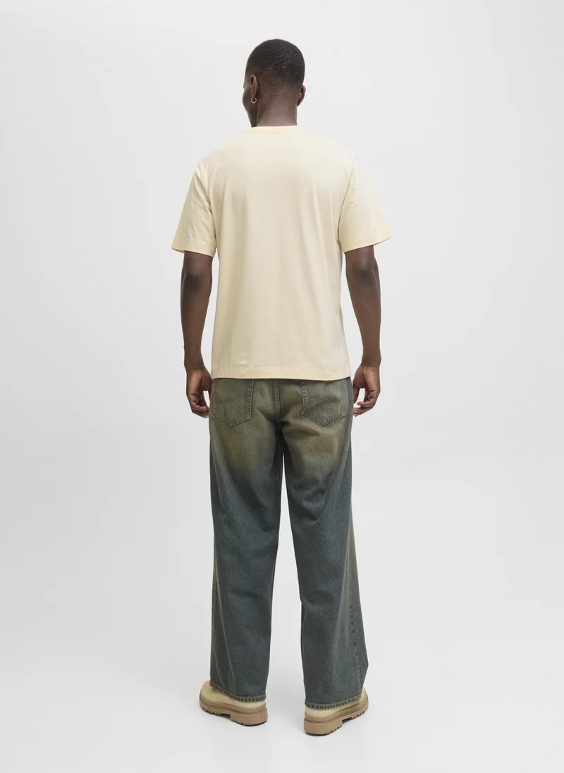 JACK & JONES JORNORREBRO EMB TEE SS CREW NECK NOOS