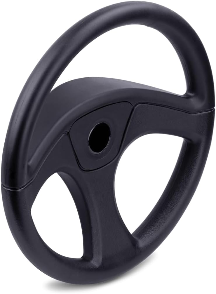 SeaStar SW59691P The Ace 13-1/2" Black Steering Wheel - Image 1