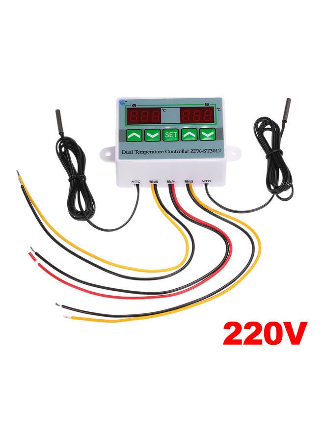 NIBEMINENT Dual Temperature Controller with LED Display Multicolour - Image 2