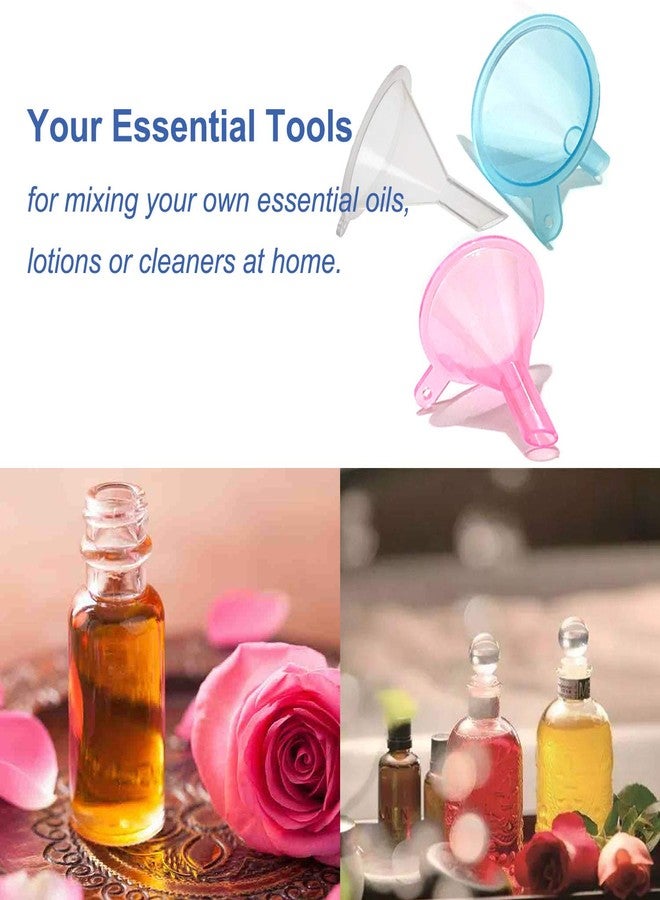 Avenoir Refillable Cosmetic Containers Funnels, Funnels for Filling Bottles of Lotion, Water, Essential Oils, Lotions, Shampoo, Conditions, Cleaning Products, Pink, Clear, Blue - Image 5
