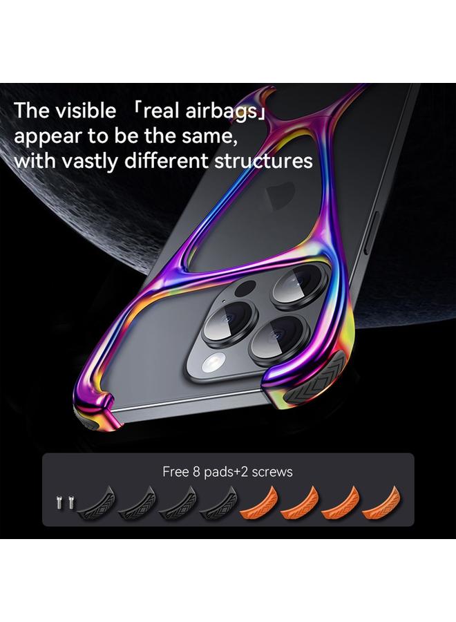 اس-توب جراب هاتف هرقل من سبائك الزنك المعدني بدون حواف لهاتف iPhone 14 / 13 - Image 3