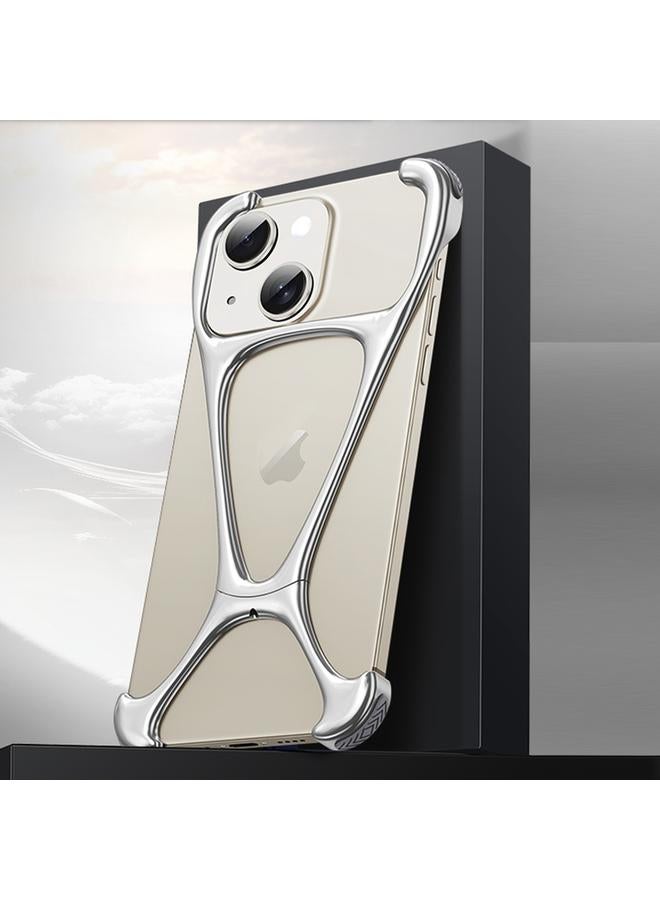 اس-توب جراب هاتف هرقل من سبائك الزنك المعدني بدون حواف لهاتف iPhone 14 / 13 - Image 1