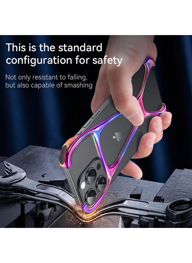 اس-توب جراب هاتف هرقل من سبائك الزنك المعدني بدون حواف لهاتف iPhone 14 / 13 - Image 4