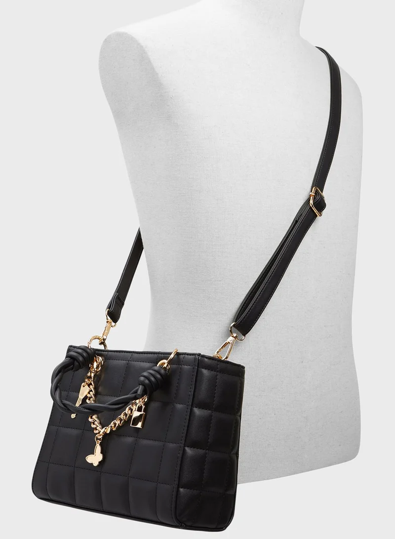 CALL IT SPRING Howitiss Top Handle Chain Detail Tote