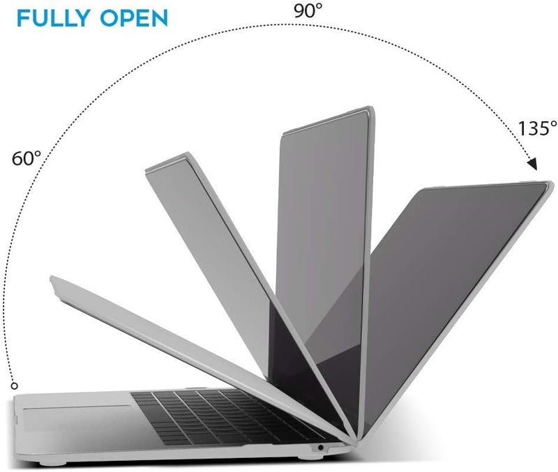 I Benzer Compatible with 2022 2021 2020 MacBook Air 13 inch case M1 A2337 A2179 A1932, Hard Shell Case&Keyboard Cover&Screen Film for Mac Air 13 with Touch ID, Crystal Clear, AT13CYCL+2 - Image 5