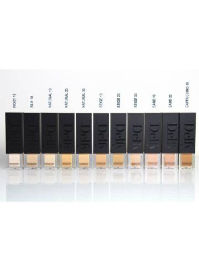 Delfy Waterproof Foundation Color 10 Sand 35ml - Image 4