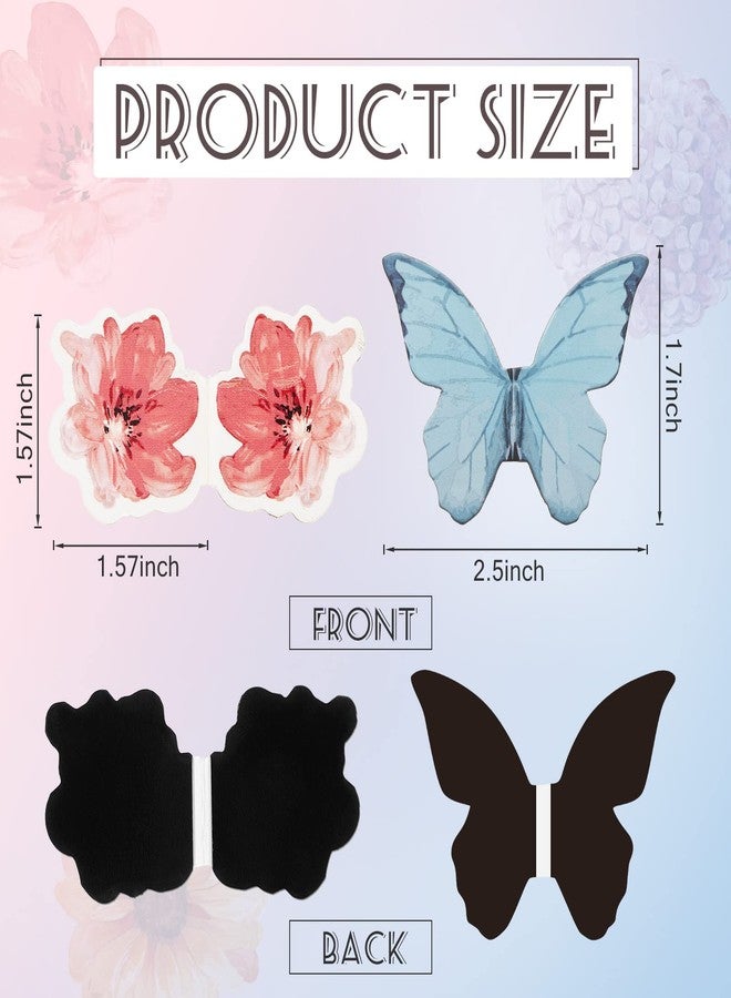 Faccito 24 Pieces Butterfly Magnetic Bookmarks Cute Magnet Page Foldable Page Markers Flower Butterfly Bookmarks Clip for Women Students Book Lovers Reading, Office Christmas Supplies Gifts - Image 2