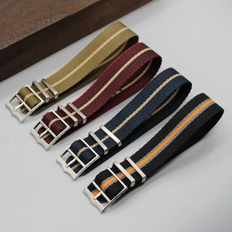 Bluejw High Quality Twill Nylon Watch Strap Premium Weave Replacement Band for Smart Watch – 20mm 22mm Durable Comfortable Lightweight Nylon Strap - Image 3