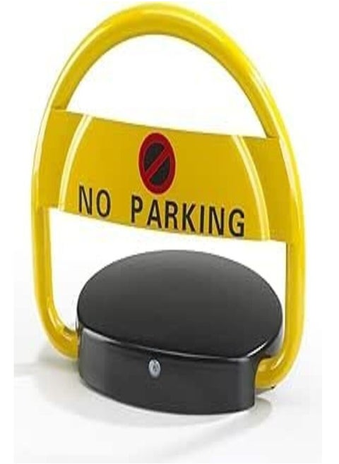 AKSONZ Automatic Remote Control Smart parking barrier Parking Lock Solar Lockable Car Parking Latch Space Lock with Locked Remote Control Anti-Interference Charged by Power Cable and Solar Panel