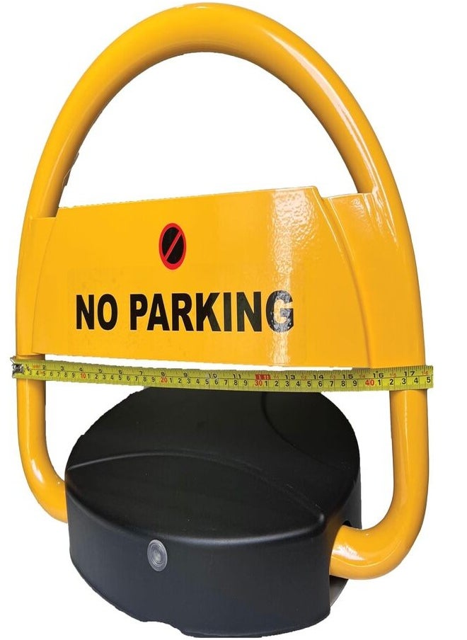 AKSONZ - AKSONZ Automatic Remote Control Smart parking barrier Parking Lock Solar Lockable Car Parking Latch Space Lock with Locked Remote Control Anti-Interference Charged by Power Cable and Solar Panel - Image 1