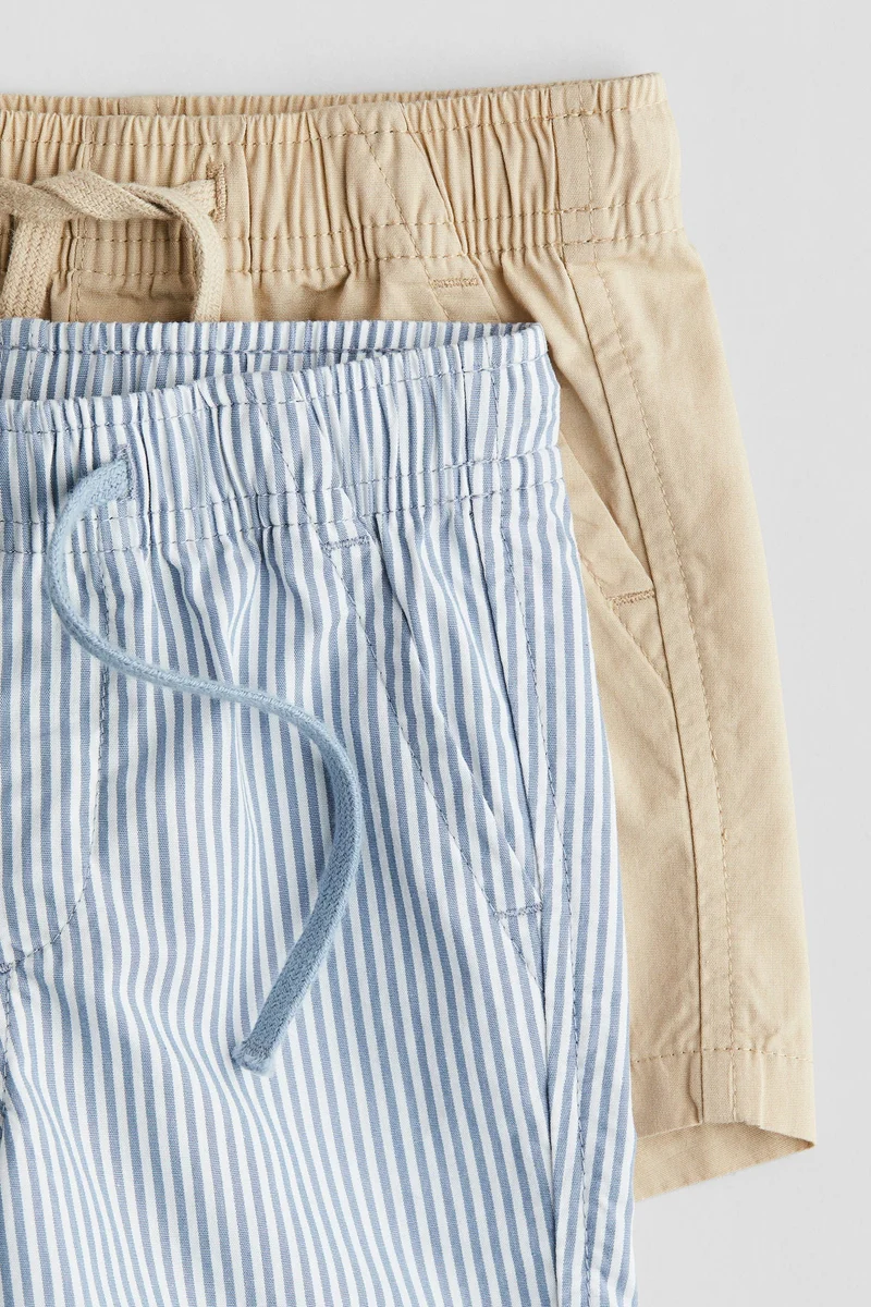 H&M 2-pack cotton shorts