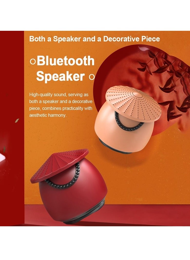 EWA A123 Portable Mini Speaker Chinese Style Bluetooth Speaker (Red) - Image 3
