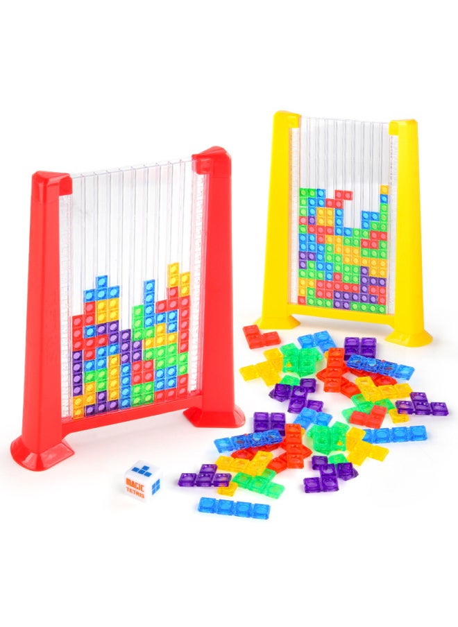 Puzzle Tetris Changeable Building Blocks Block Puzzle Desktop Game Intelligence Customs Clearance Toys-Color:2143 Tetris Puzzle Red Color Box 276.6g