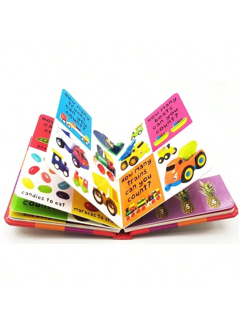 Educational Book for Children – Kids’ Book for Learning Numbers from 1 to 100 in English – Colorful Design with Real-Life Images to Help Understand and Associate Numbers with Objects.  - Image 2