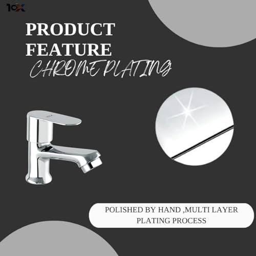 10X Pillar Cock Tap ZW-9601 for Bathroom/Kitchen Table/Deck Mount - Image 3