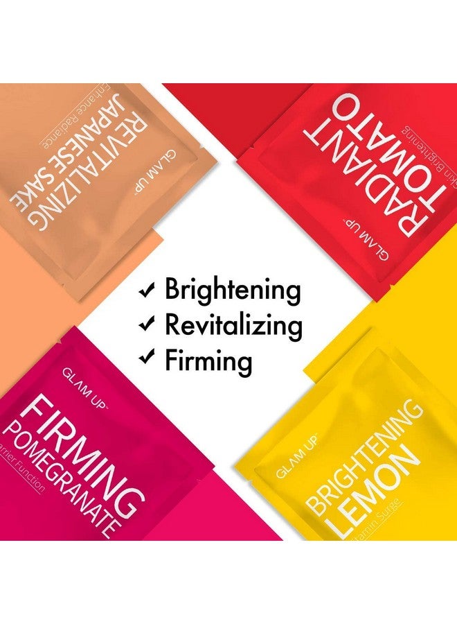 Glam Up Lam Up Sheet Mask Facial Sheet Mask 12 Combo (Pack Of 12) ; Face Masks Skincare Hydrating Face Masks Moisturizing Brightening And Soothing Beauty Mask For All Skin Type  - Image 5