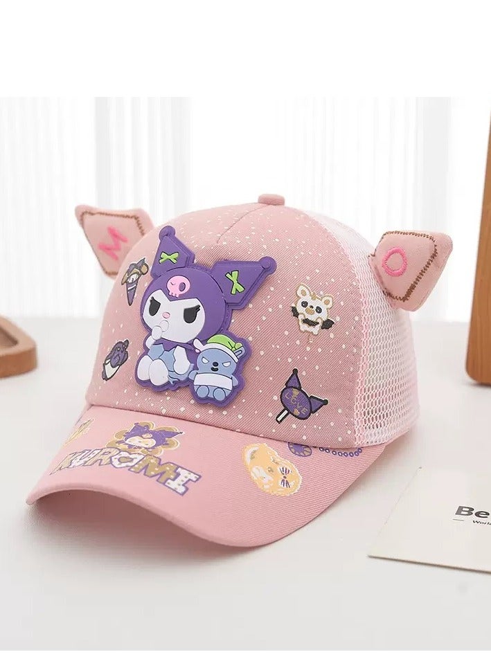 قبعة الأطفال اللطيفة ، قبعة البيسبول للأطفال ، حماية الشمس الأولاد والفتيات قبعة الرسوم المتحركة