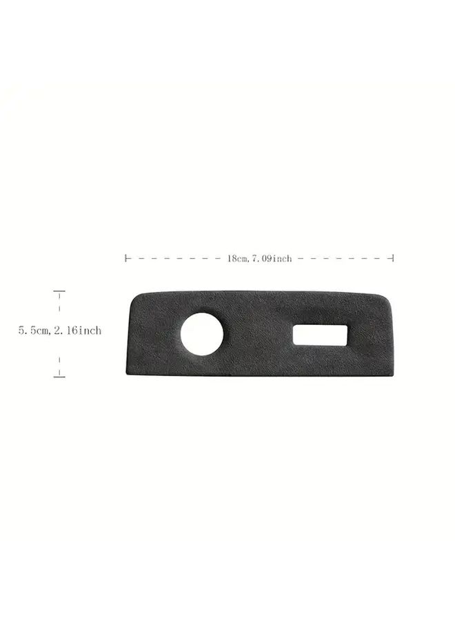 Gray USB Panel Cover For BMW X5 Luxury Rear Console Protection Trim Anti Scratch Stylish Interior Upgrade - Image 2