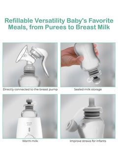 2 Pcs Silicone Breast Milk Bags, Reusable Breastmilk Bags for Breastfeeding, 150ml Breast Milk Saver, Leakproof Milk Freezer Storing Pouches, BPA Free - pzsku/Z5D30FCBE09A285039C2CZ/45/_/1722677549/d21c66ef-351a-424d-8702-242619672e7a