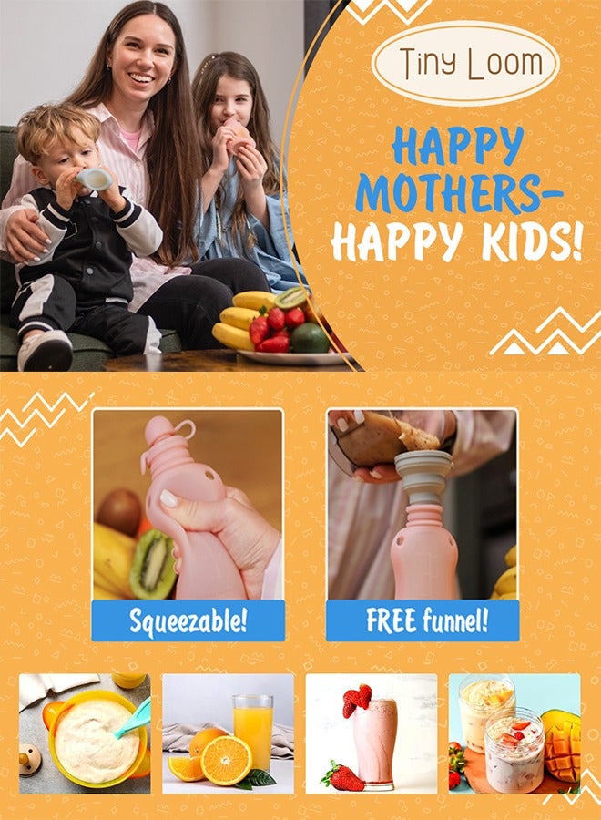 Organizer 2 Pcs Silicone Breast Milk Bags, Reusable Breastmilk Bags for Breastfeeding, 150ml Breast Milk Saver, Leakproof Milk Freezer Storing Pouches, BPA Free - Image 5