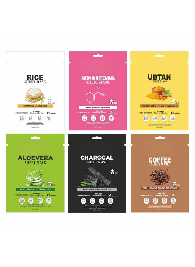 Complete Skin Care Serum Sheet Mask (Ric-Skin-Ub-Alo-Cha-Cof) - Image 1