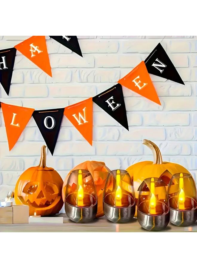 1pc Solar Flameless Candle Light Auto On Off Outdoor Indoor Garden Decoration - Image 3