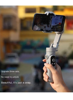 AOCHUAN Smart X 3-Axis Foldable Handheld Gimbal Stabilizer with Fill Light For Smart Phone Action Camera  - Image 3