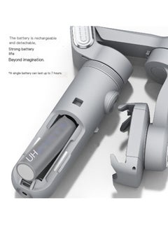 AOCHUAN Smart X 3-Axis Foldable Handheld Gimbal Stabilizer with Fill Light For Smart Phone Action Camera  - Image 2