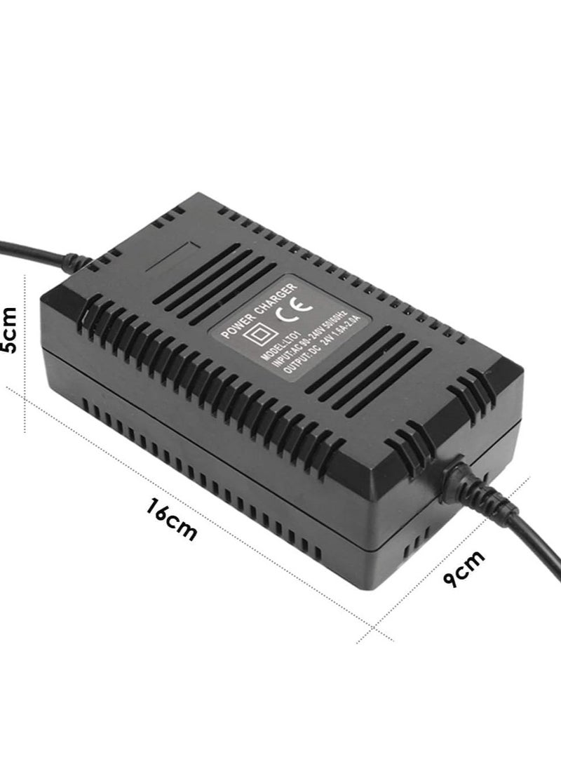 JAJEEK New 24V 2A Power Charger for Electric Scooter - Three Port Inline Female Connector, Reliable Power Supply Adapter for Electric Scooters, Efficient Charging Solution for Fast, Safe Charging  - Image 2