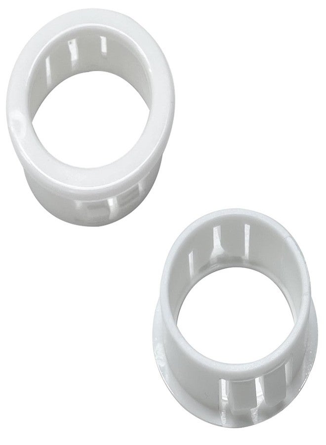 WFCYX 2 Pcs SB1.093-14 Shower Grab Bar Snap|Bushing|Grommet|White Nylon, Compatible with Heyco, Lasco, Aulpq Shower Grab Handle Bar, Fit for a 7/8" bar and a 1+1/8" Hole, Part# SB1093-14, SB-1093-14 - Image 1