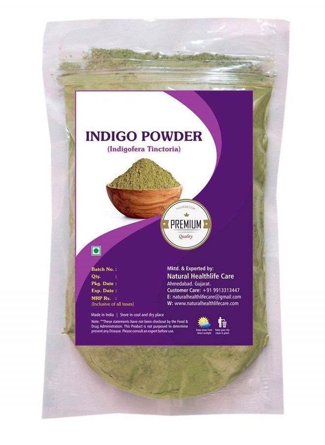Natural Healthlife Care - 100% Natural Indigo Powder (Indigofera Tinctoria) (227g / (1/2 lb) / 8 ounces) - Image 1