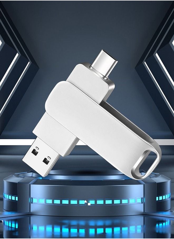 ZUOMIDIE Lightning Portable USB 3.0 Type-C Flash Drive 32 GB For iPhone/iPad  Silver  - Image 5