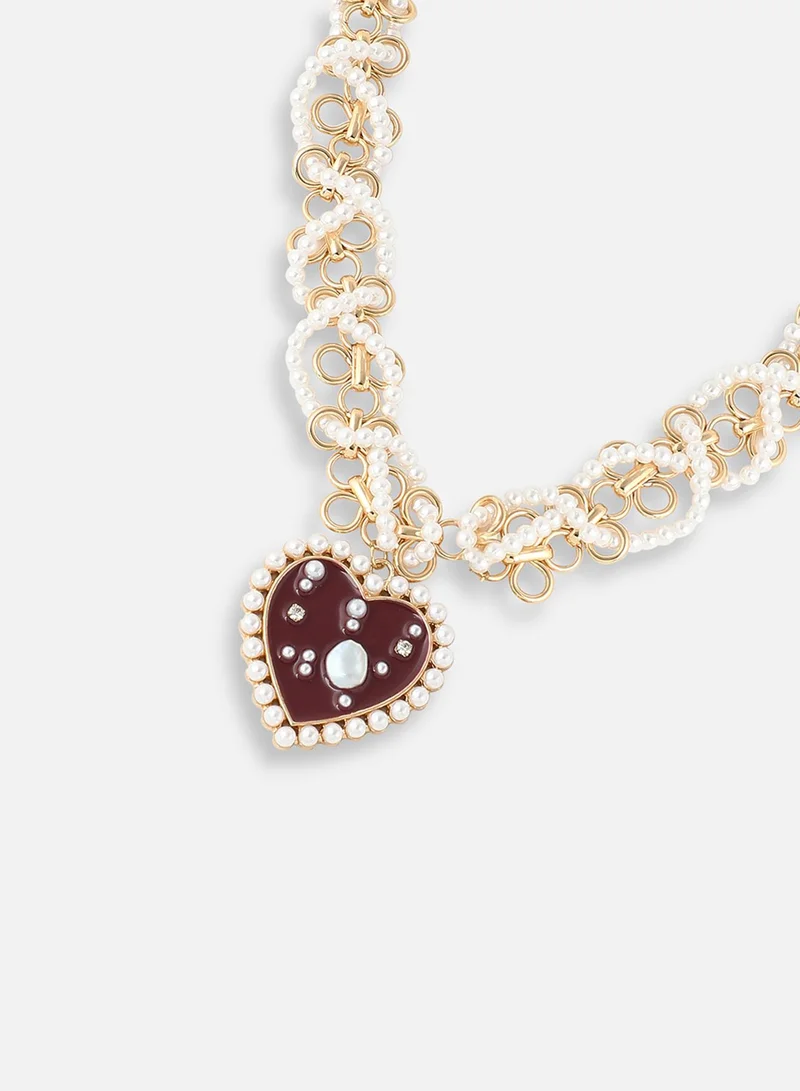 SOHI Party Artificial Necklace Jewellery