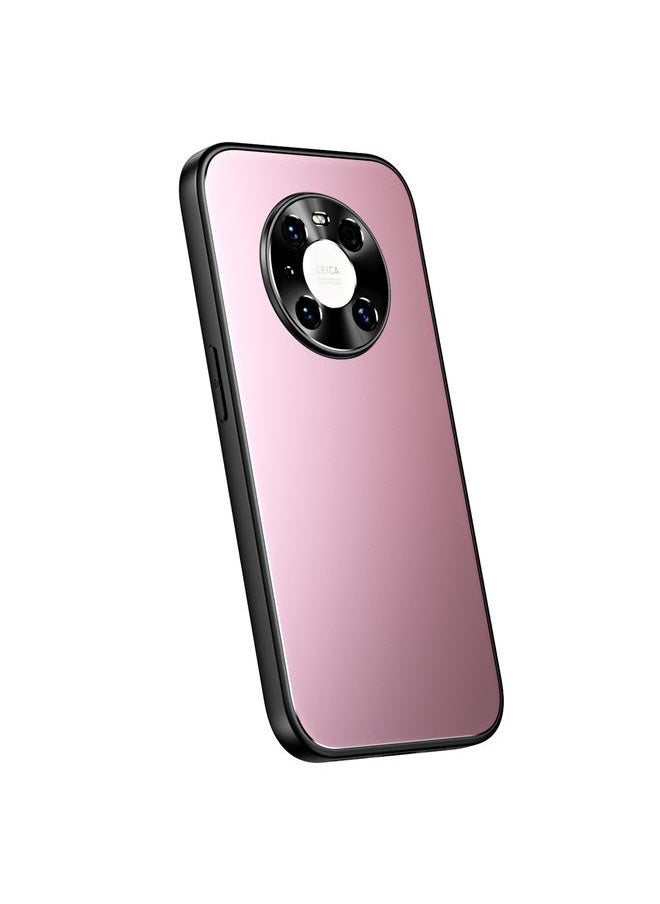 Zaboon - For Huawei Mate 40 R-JUST RJ-61 Electroplating Frosted TPU + PC Phone Case(Pink) - Image 1