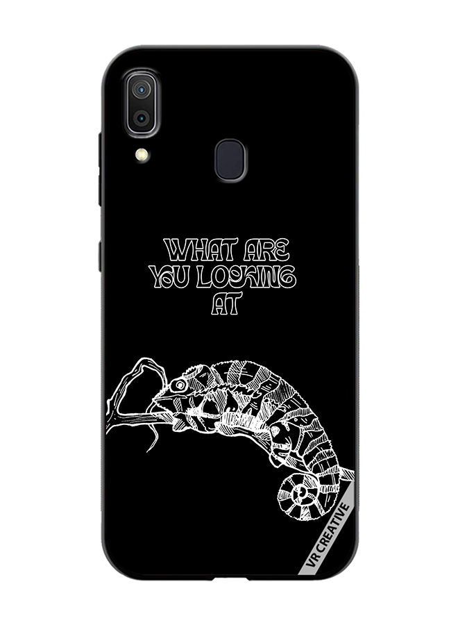 VR CREATIVE Protective Case Cover For Samsung Galaxy A30 Sleeping Chameleon Design Multicolour - Image 1