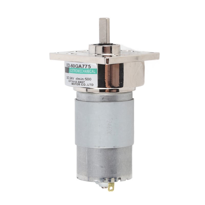 XD DC Gear Motor: 12/24V 35W Pure Copper Coil - Large Torque Low Speed Reversible Speed Regulation for Office Home Production Automation Safety Electronics Aviation Models Automotive Devices - Image 1