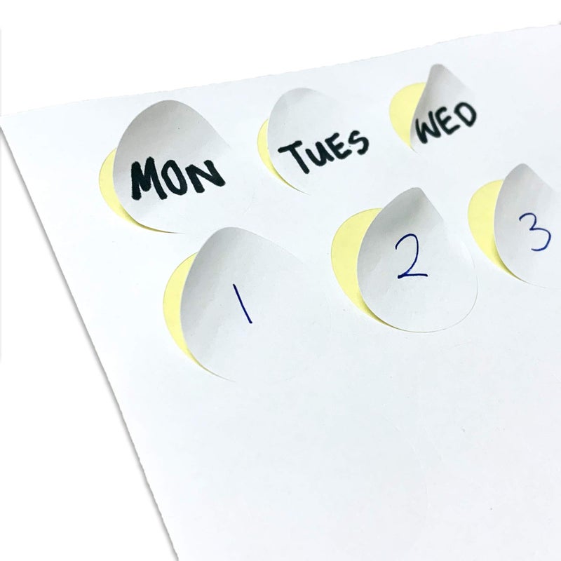 TownStix 1" Round Matte White Sticker Label, Laser/Inkjet Printing - Letter Size, 30 Sheets - Image 2