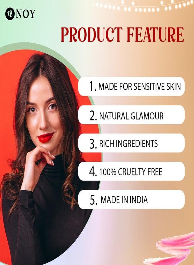 نوي مجموعة مكياج نوي للنساء، تعبير جريء، مكونات خالية من السموم بنسبة 100% وخفيفة الوزن، رقم 1004 (مجموعة مكياج متكاملة من 15 قطعة) - Image 5